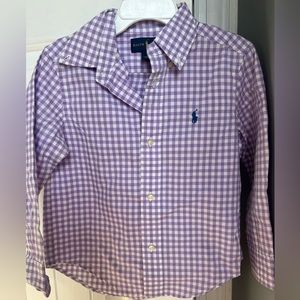Boy’s Polo Ralph Lauren 4T gingham check button down shirt